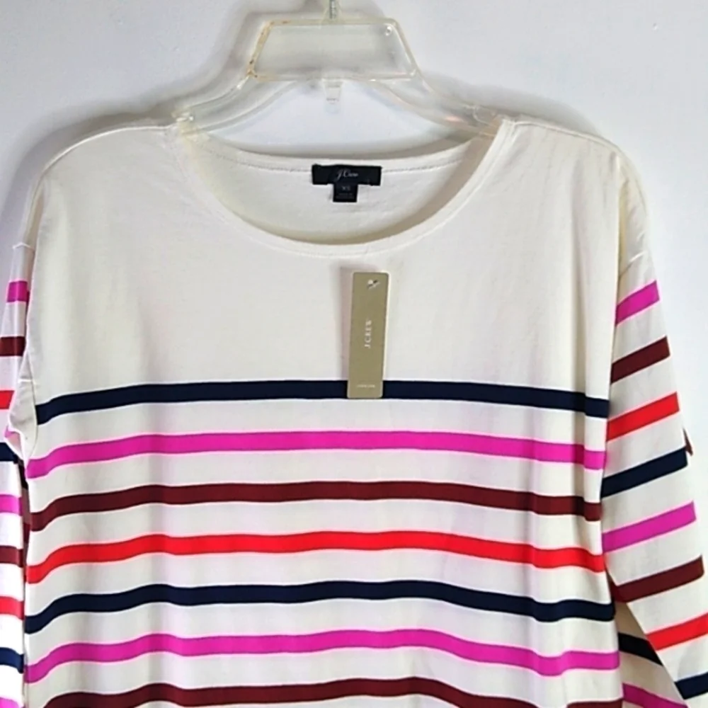 J Crew - Long Sleeve Striped Tee - Size XS